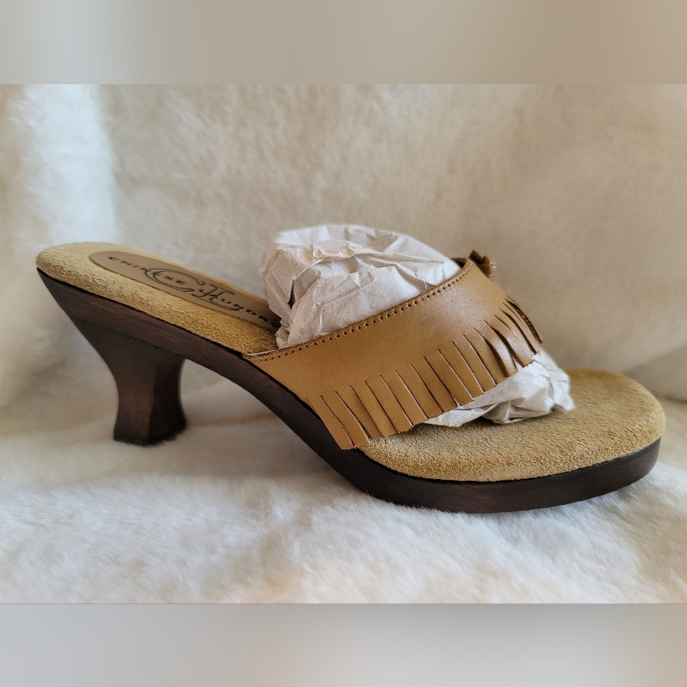Women Leather Shoe, Slide Sandal, NEW. Sizes 5- 10, Half Sizes 5.5 - 9.5. - Picture 7 of 7